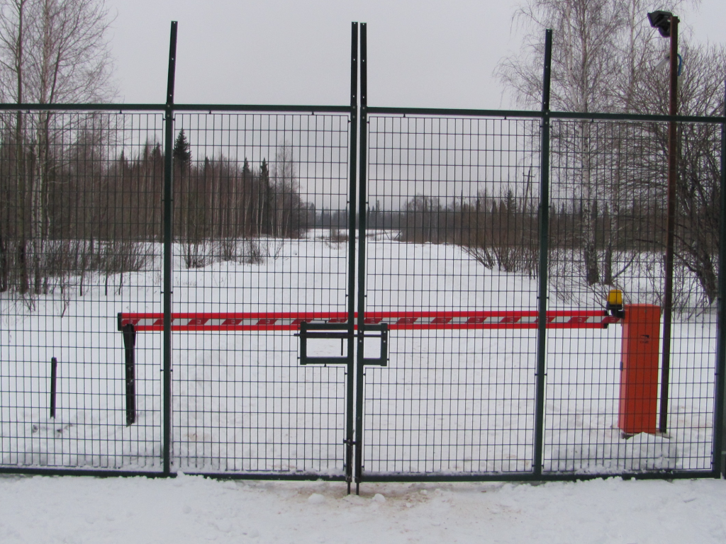 Зонирование территории при помощи 3D забора