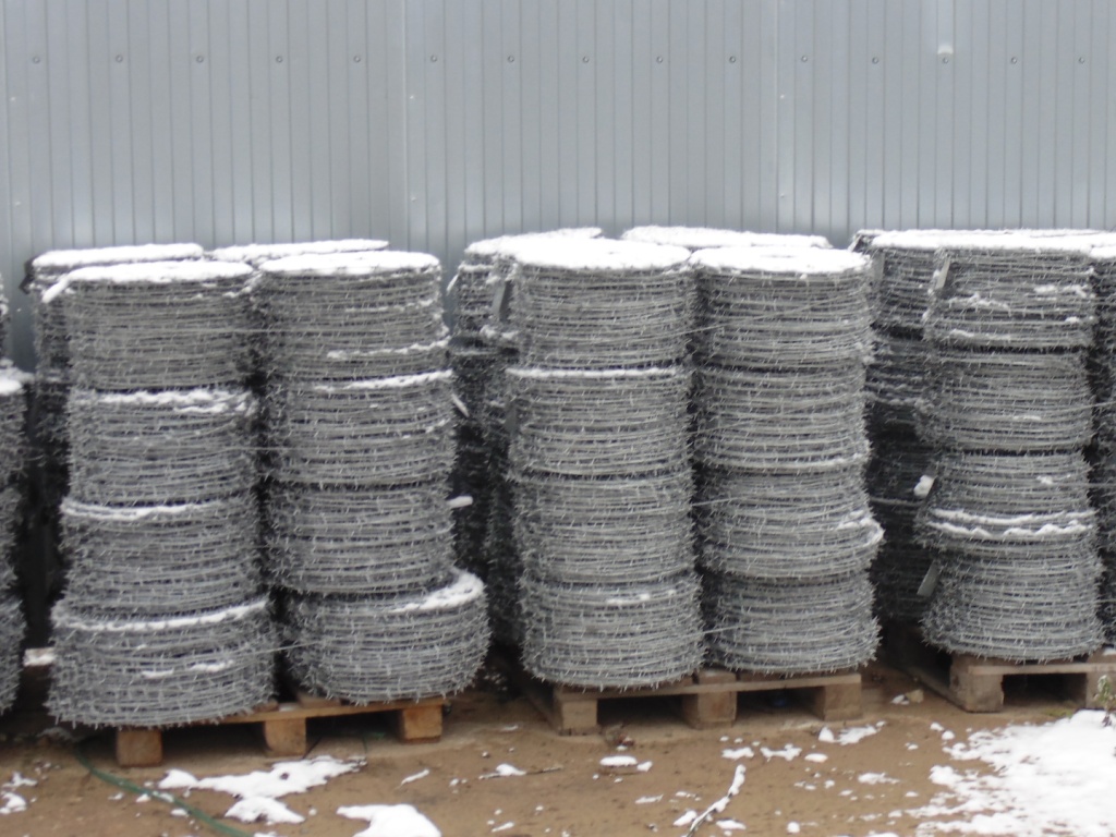 Производство колючей проволоки оцинкованной одноосновной КЦ-1