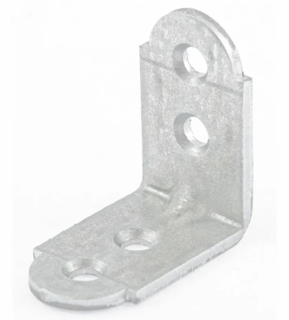 Крепёжный уголок мебельный KUM 20x20x16x2мм оцинкованная сталь