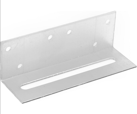 Крепежный уголок скользящий KUC-40X120х2мм оцинкованная сталь