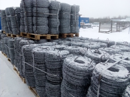 Проволока колючая рифленая одноосновная оцинкованная ГОСТ 285-69