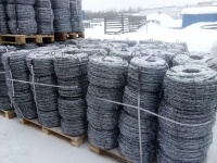 Колючая проволока одноосновная рифленая ГОСТ 285-69