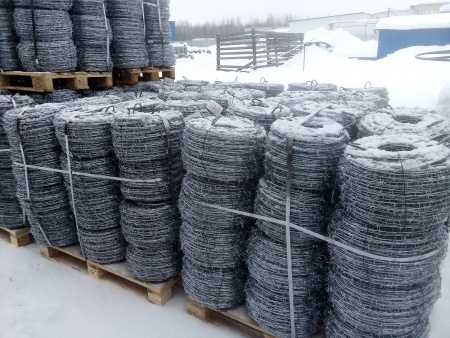Колючая проволока одноосновная рифленая ГОСТ 285-69