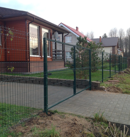 Ограждение частной территории 3Д забором МАСТЕР 1.5 метра