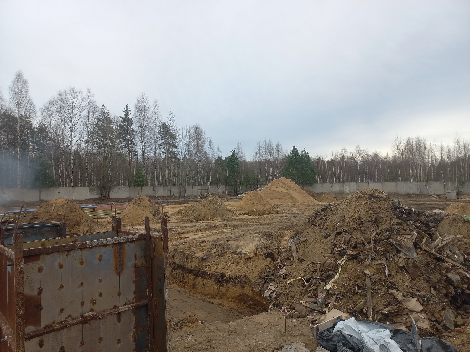 Подготовка площадки под новый цех Бастион-пром для выпуска 3Д-панелей, калиток, столбов, ворот